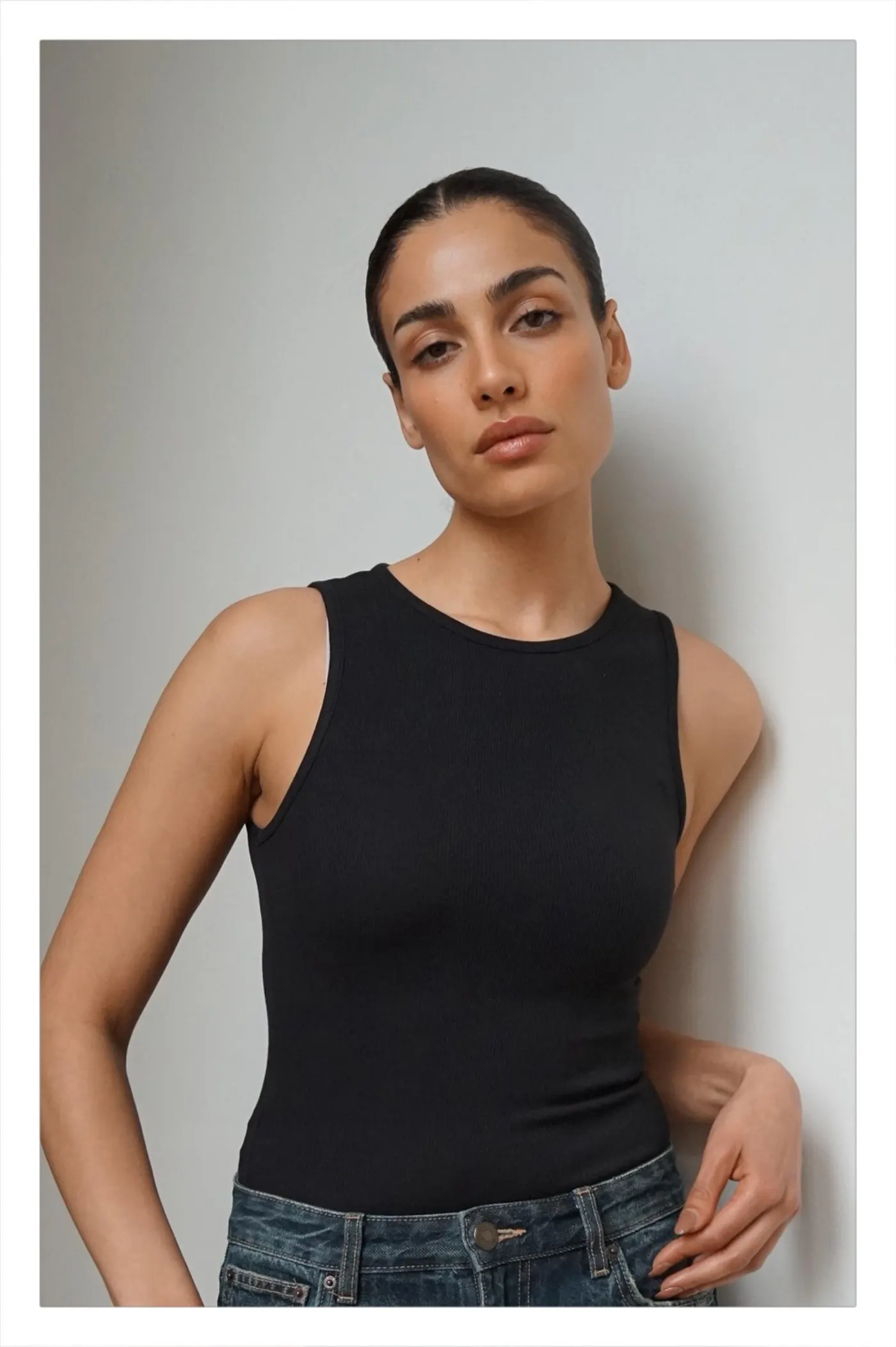 Ines El Gharbi — fashion and editorial model at FACES by TDA, London modelling agency